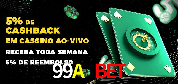 Promoções do cassino ao Vivo 99A Bet